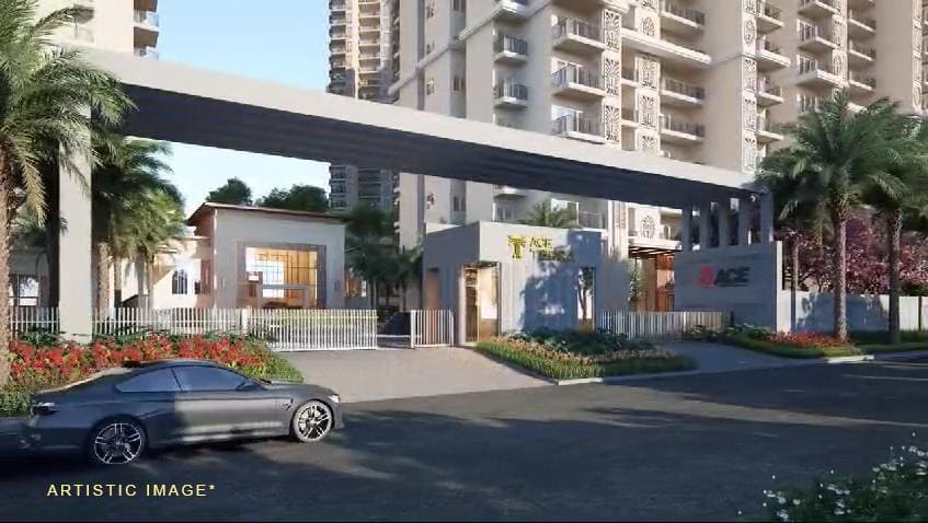 Grand entrance gate of ACE Terra luxury residences