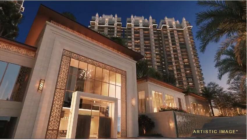 Exterior view of the luxury clubhouse at ACE Terra