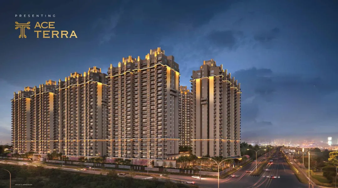 ACE Terra premium residential towers on Yamuna Expressway