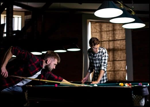 Indoor billiards room and recreational lounge at Godrej Jardinia