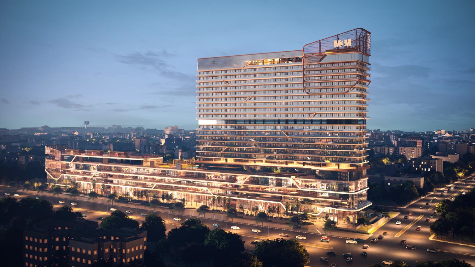 M3M 72 mixed-use development at Sector 72 Gurugram skyline view