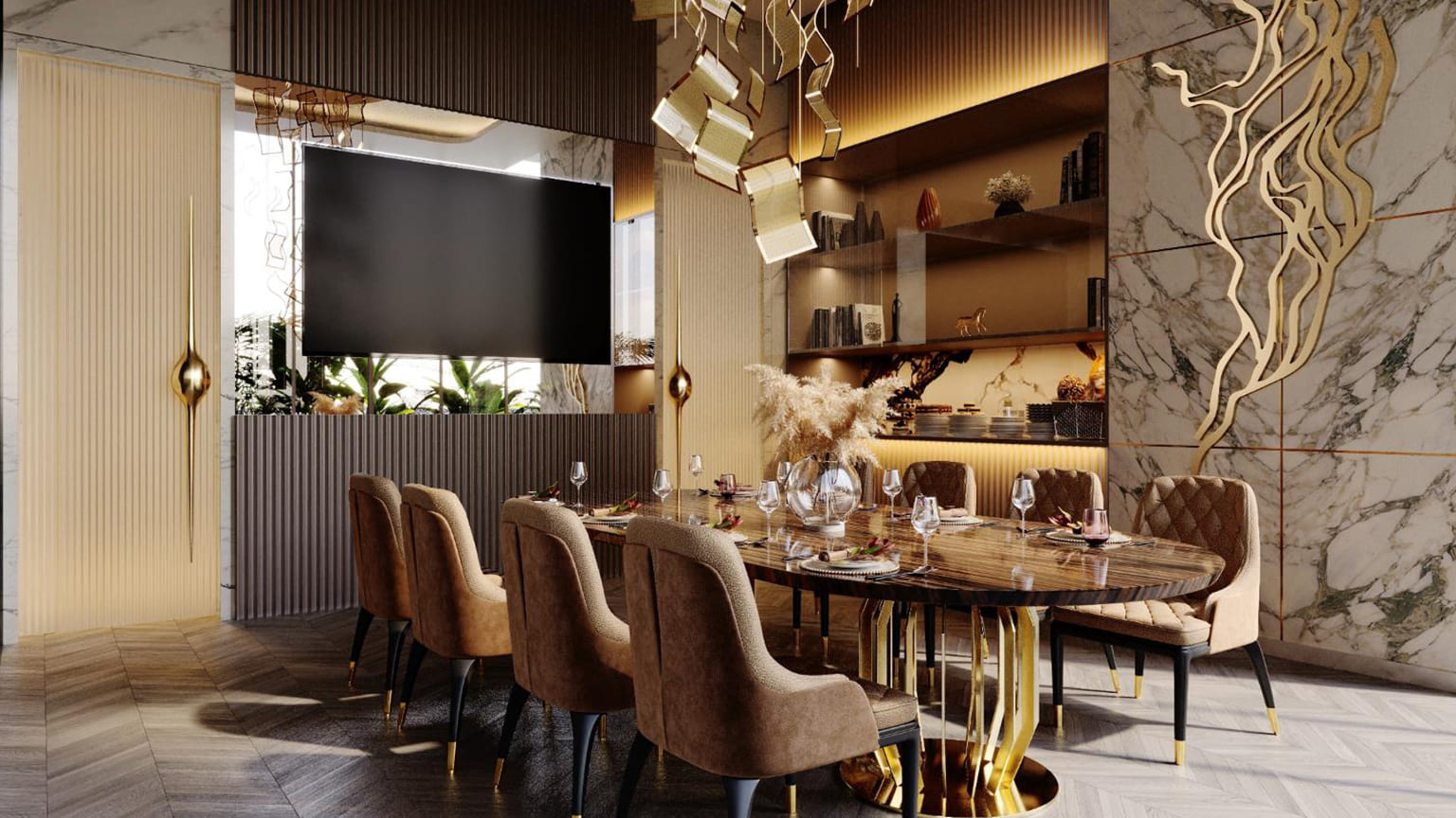 Fine dining and buffet area at M3M 72