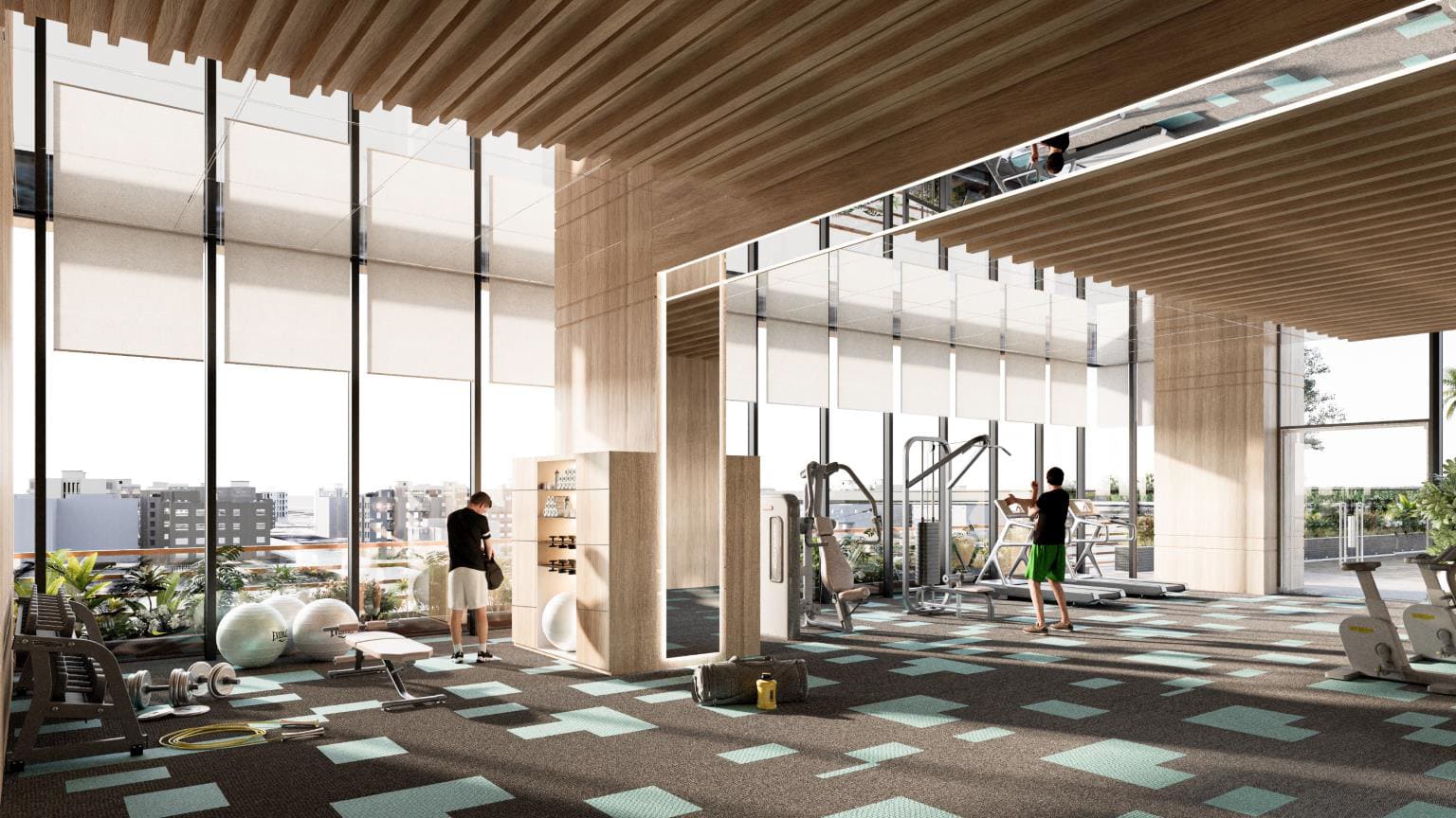 Food court and dining lounge at M3M 72
