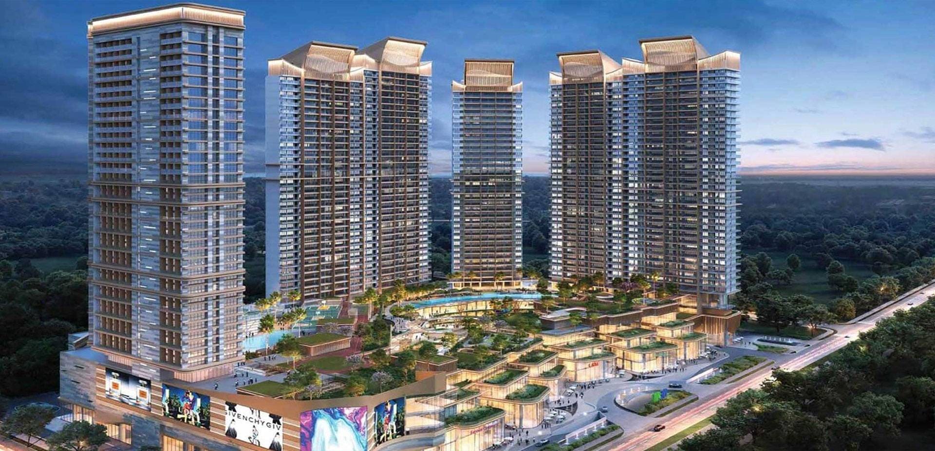 M3M The Cullinan luxury 3-5 BHK apartments and retail in Sector 94 Noida