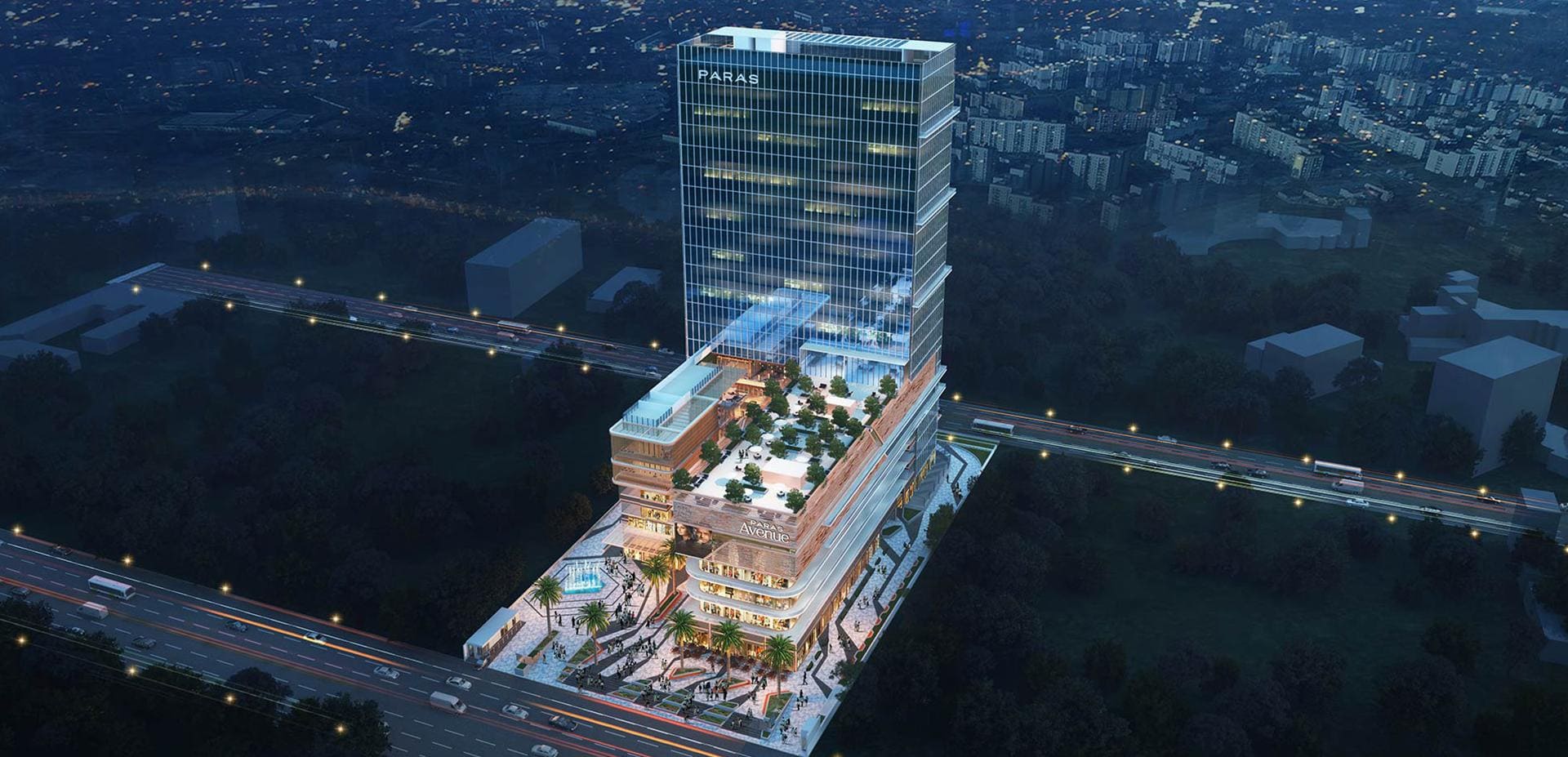 Paras Avenue commercial spaces in Sector 129 Noida