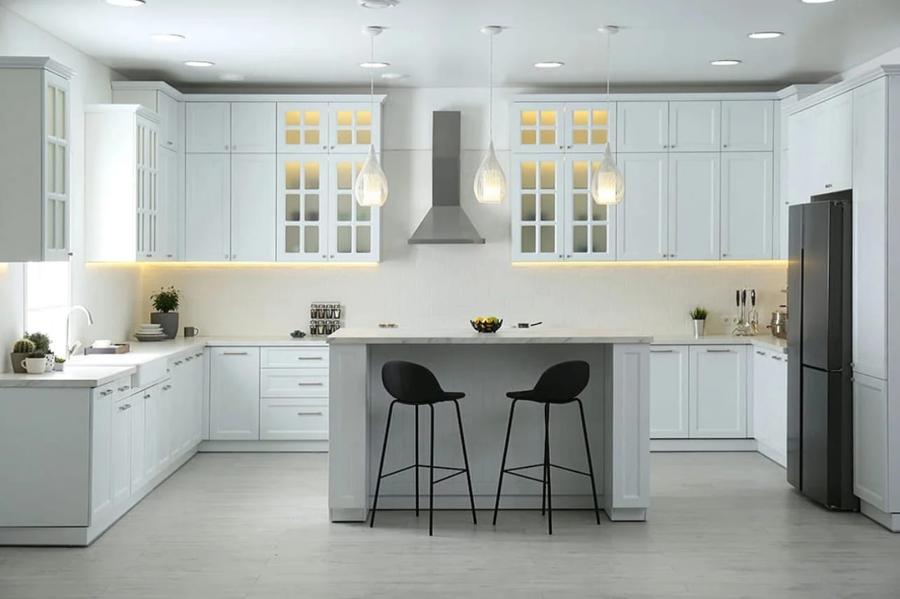 Modern modular kitchen at VVIP Yamuna Expressway apartments